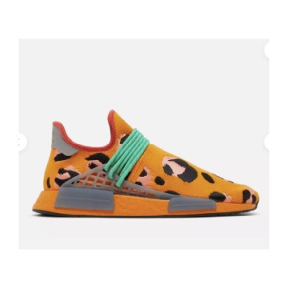 Adidas Nmd R1 Low Mens Running Shoes Animal Print Orange GZ4439 NEW Multi Sz - Picture 2 of 6